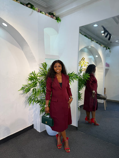 DC LONG BLAZER 3PCS SET