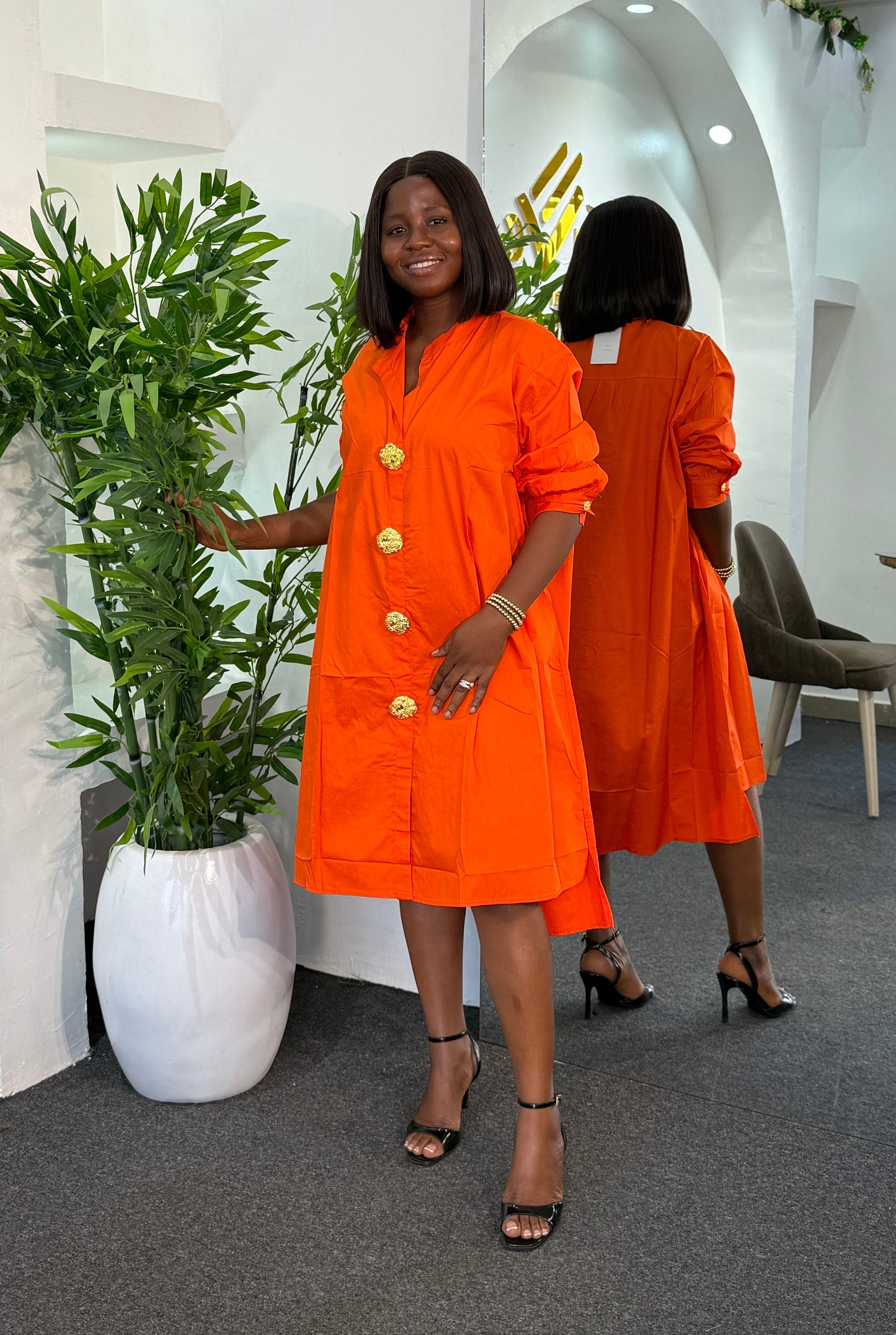 Bougie Shirt Dress