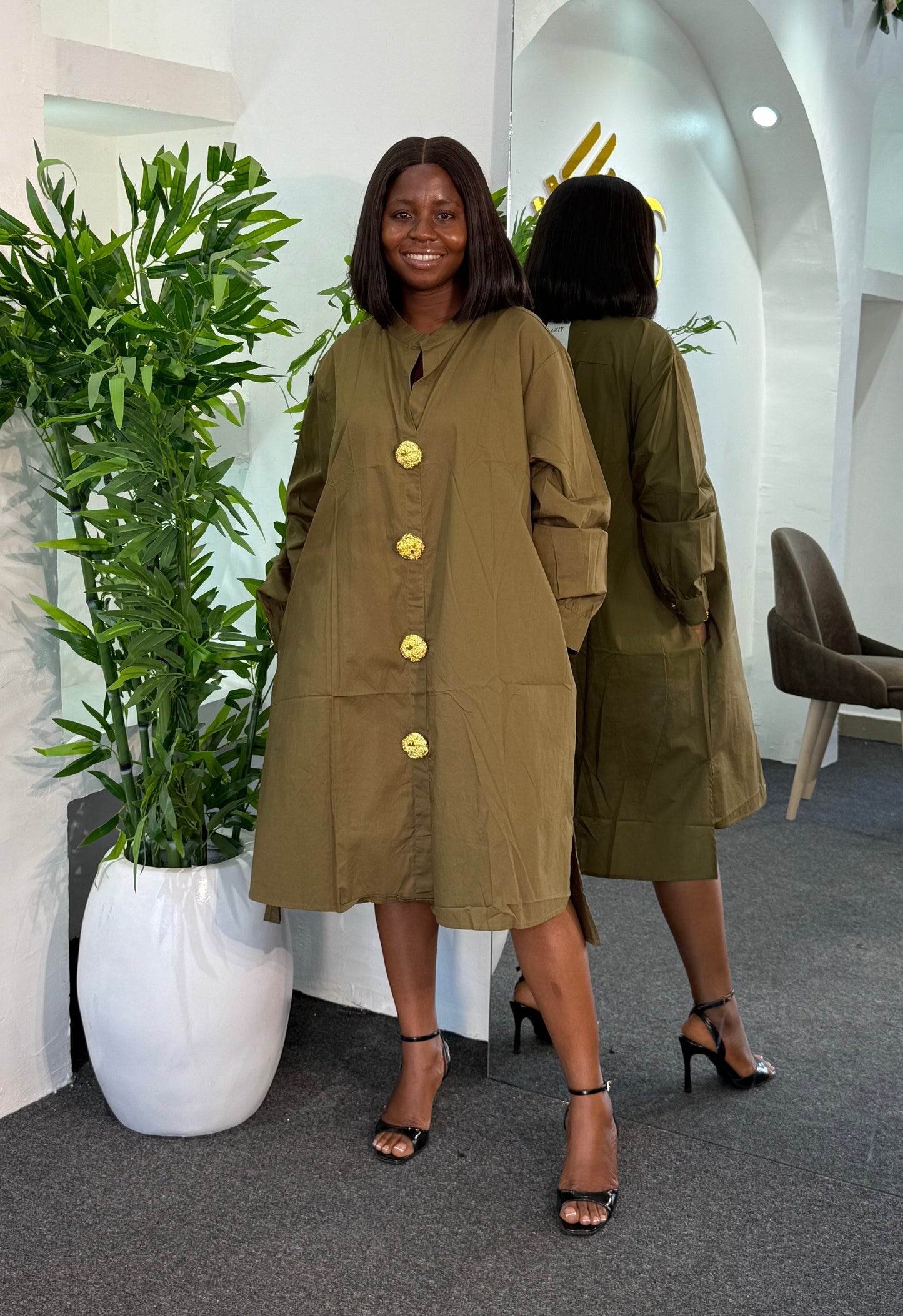 Bougie Shirt Dress