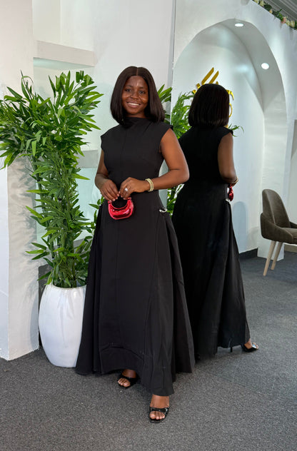 Side Pin Lux Dress 2510