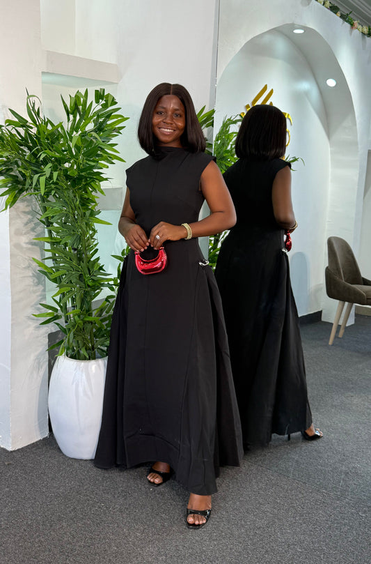 Side Pin Lux Dress 2510