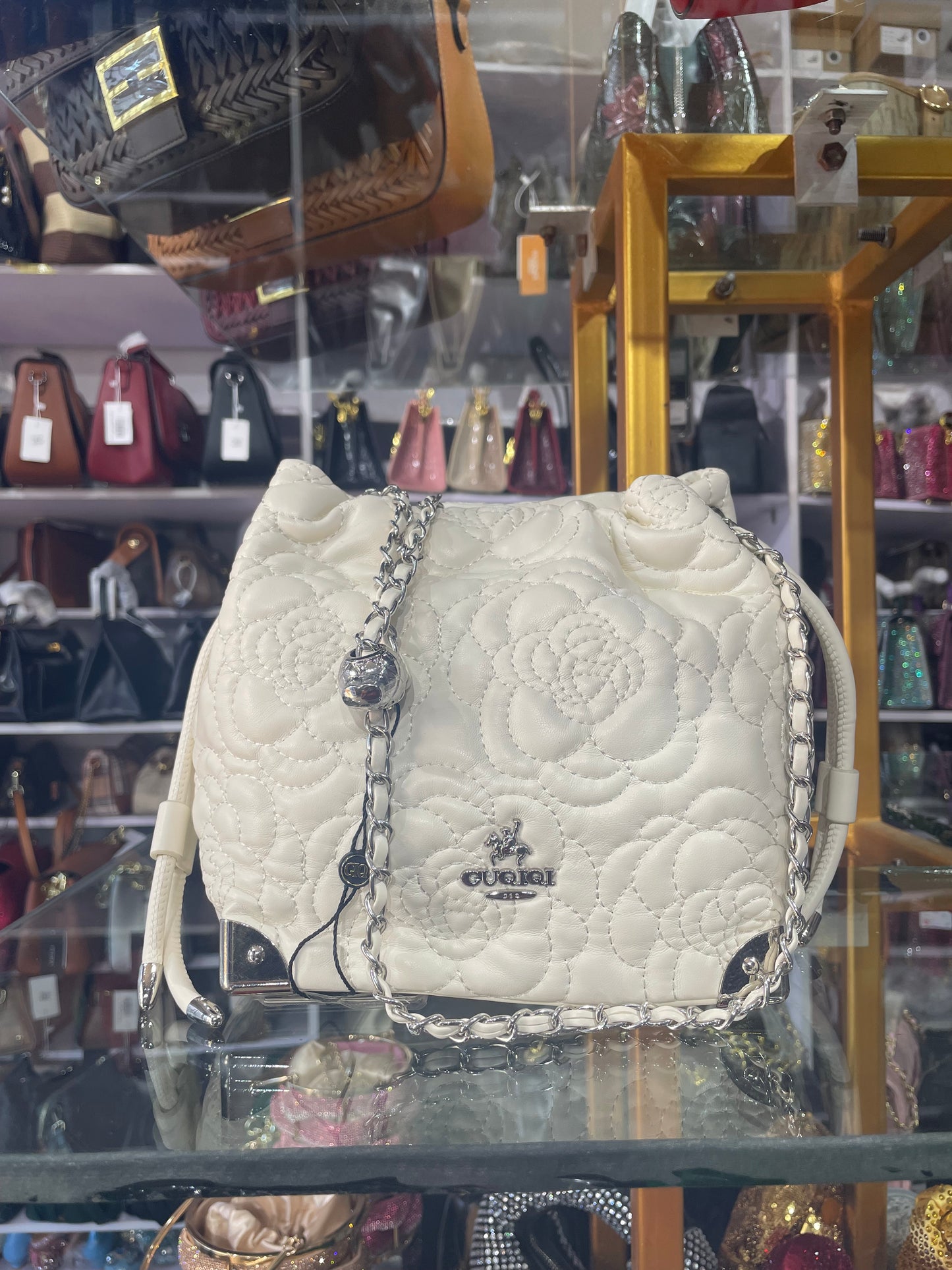 GUQIQI WHITE BAG 1060