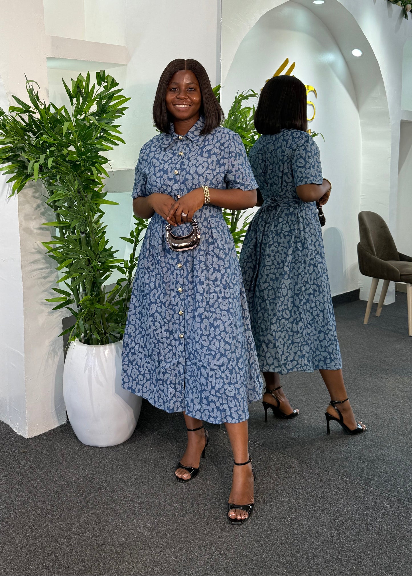 MENG DENIM DRESS