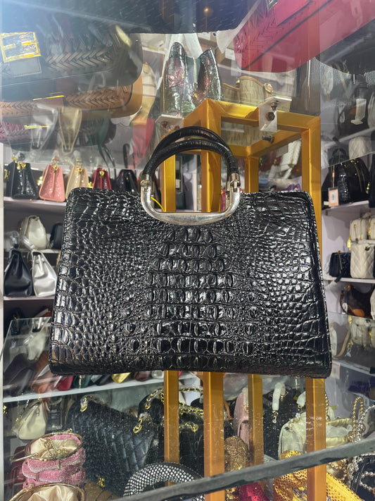 CROC LEATHER BAG 3324