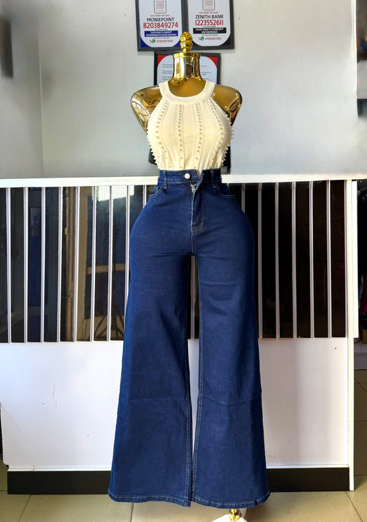 Plain Blue Jean-3098