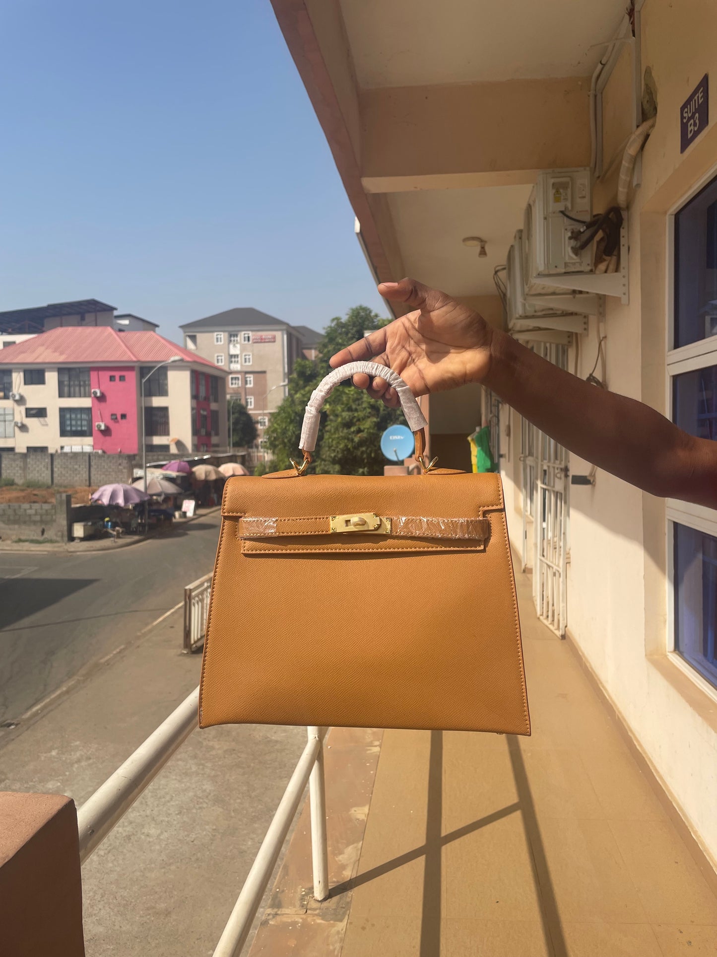 BIG BROWN HERMES BAG 4321