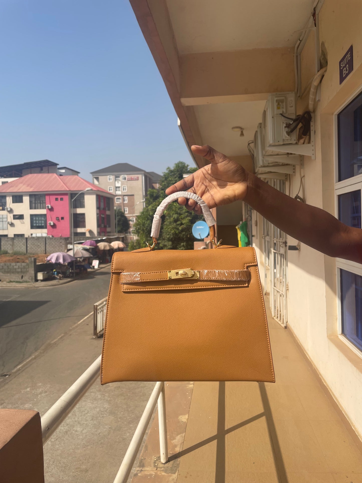 BIG BROWN HERMES BAG 4321