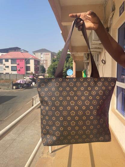 BIG BROWN TOTE BAG 6987