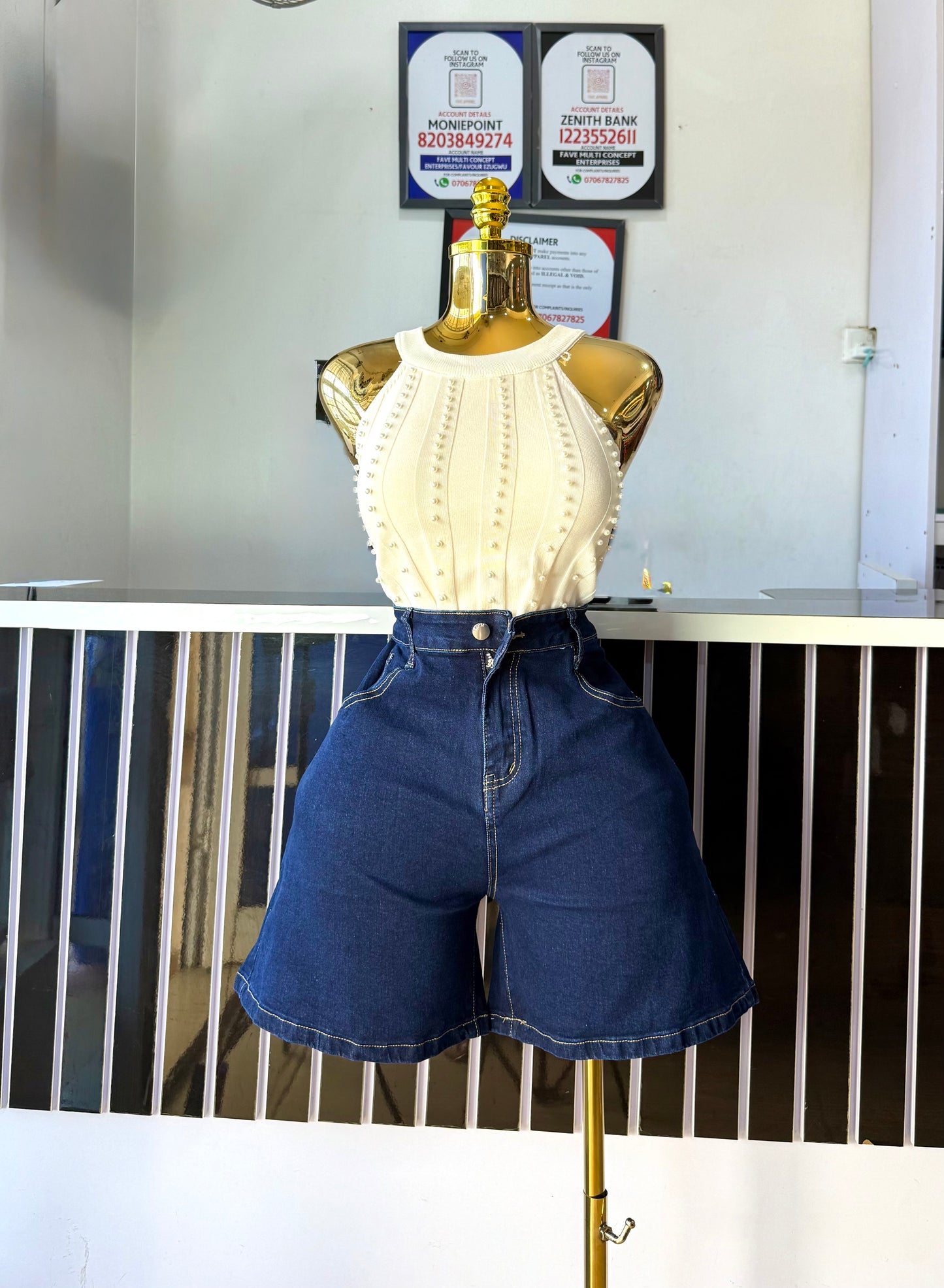 Dosa Jean Short- 1542