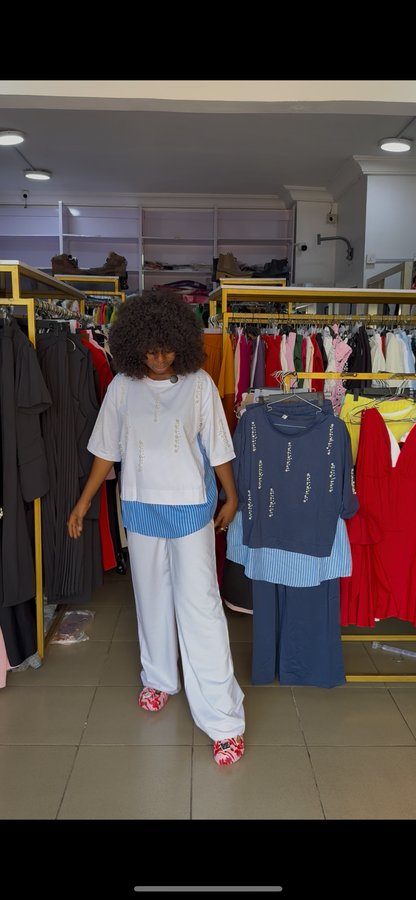 Beaded Check Set 7030