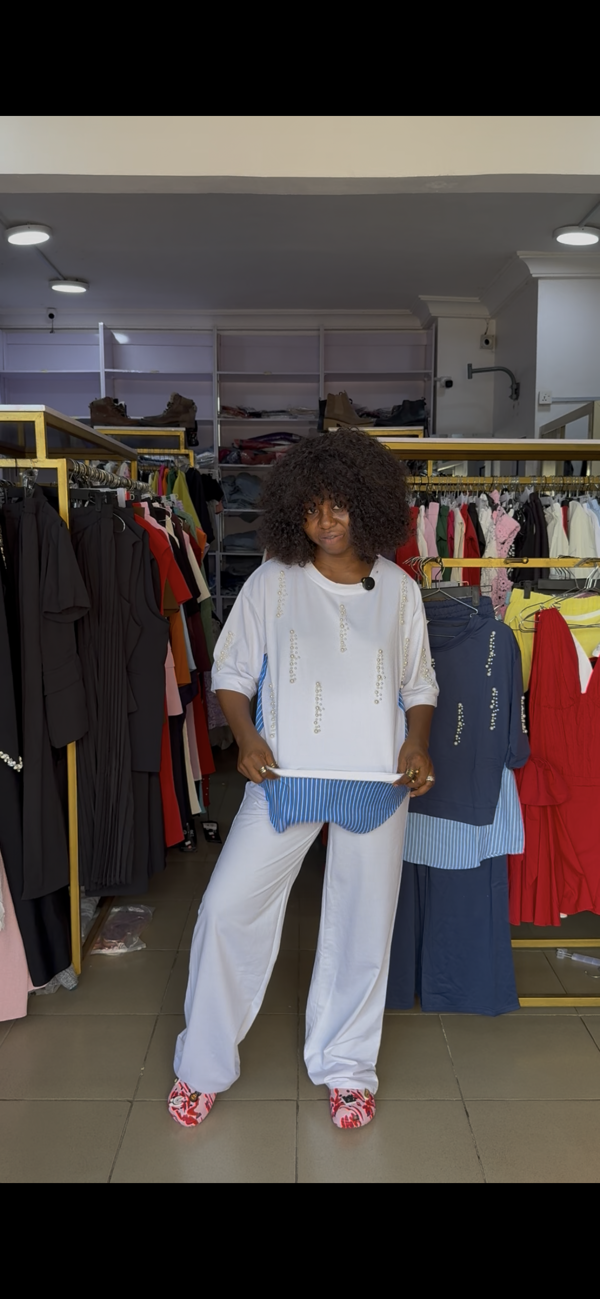 Beaded Check Set 7030