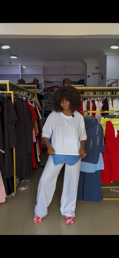 Beaded Check Set 7030