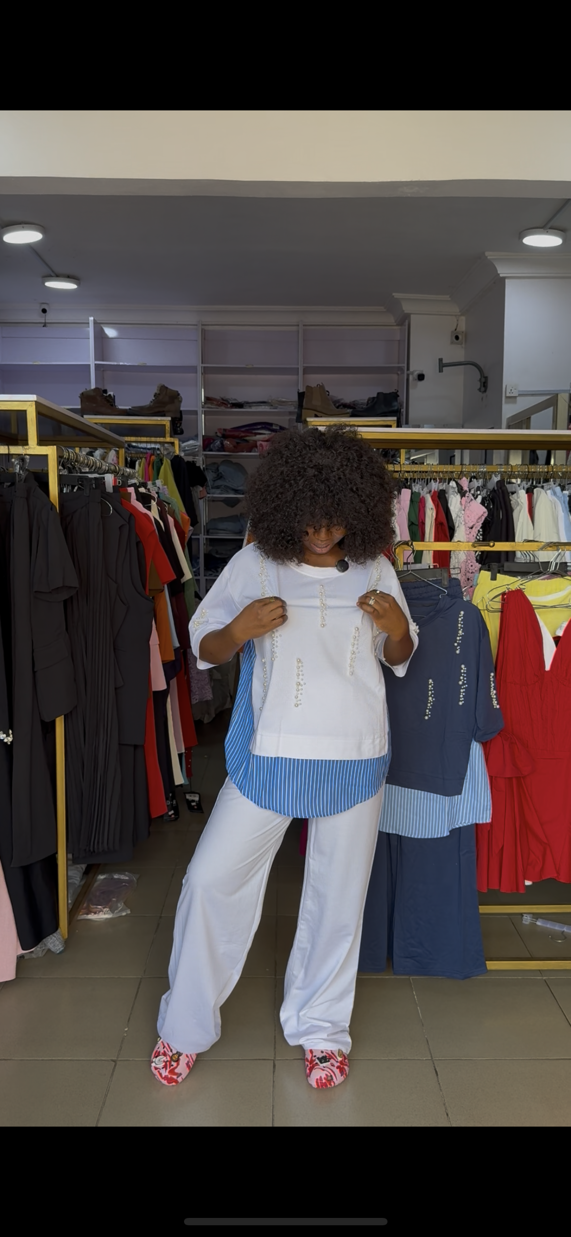 Beaded Check Set 7030