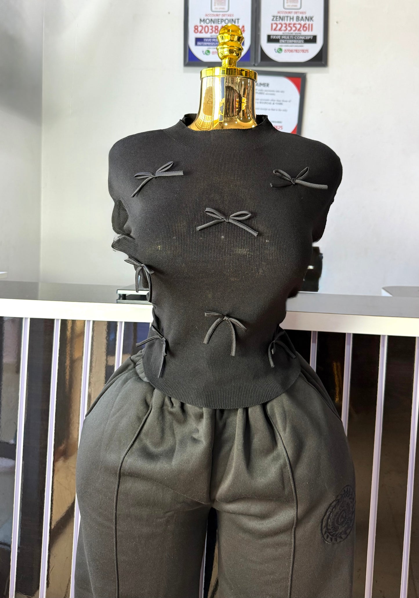 Tiny Bow Ribon Top 7005