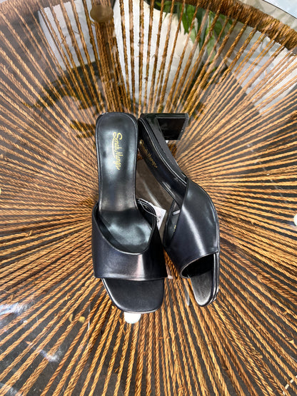 SENAH MANGO LOW BLOCK HEEL
