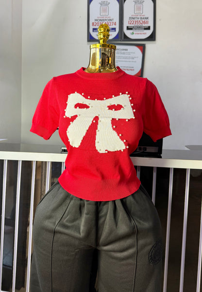 Bold Bowtie top 7798