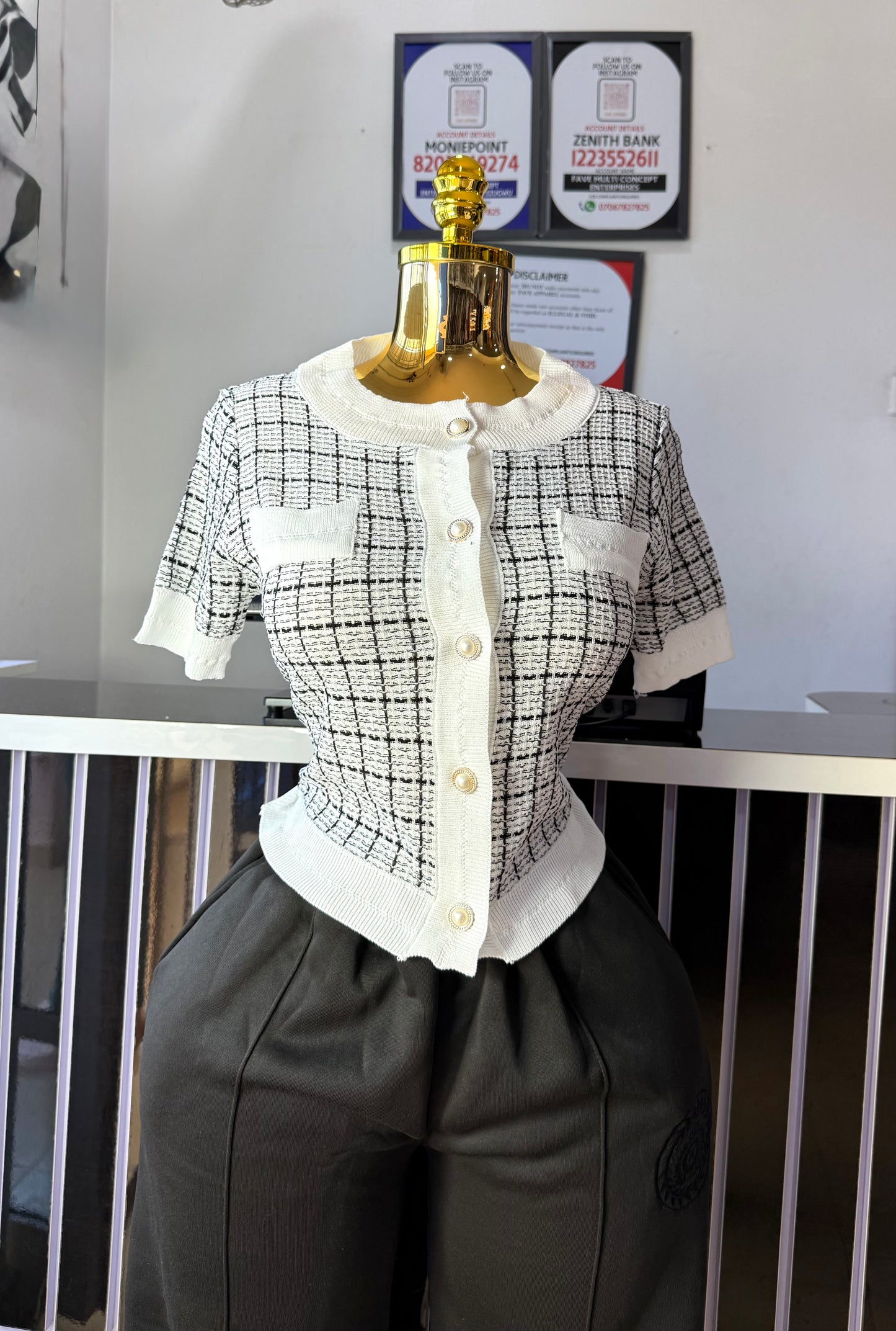 Knitted Button Top 2002