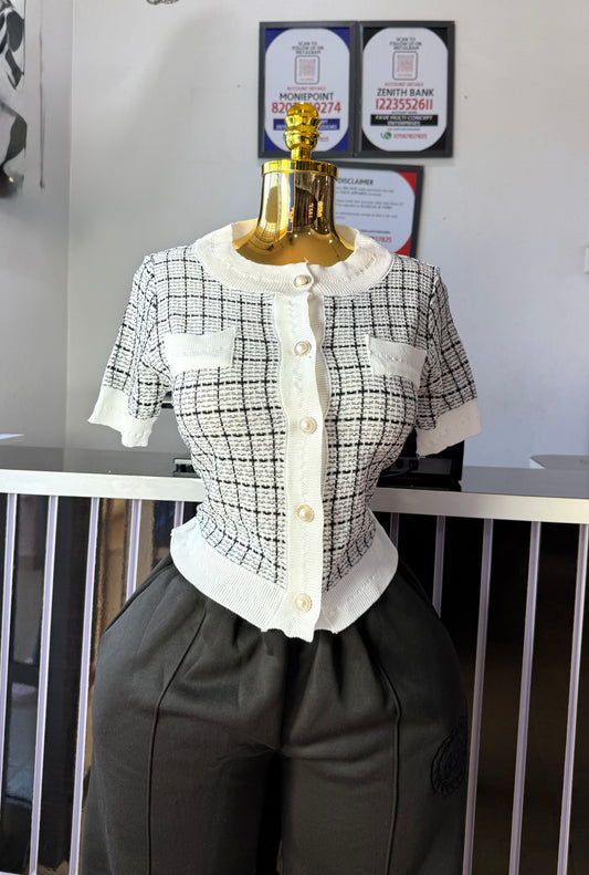 Knitted Button Top 2002