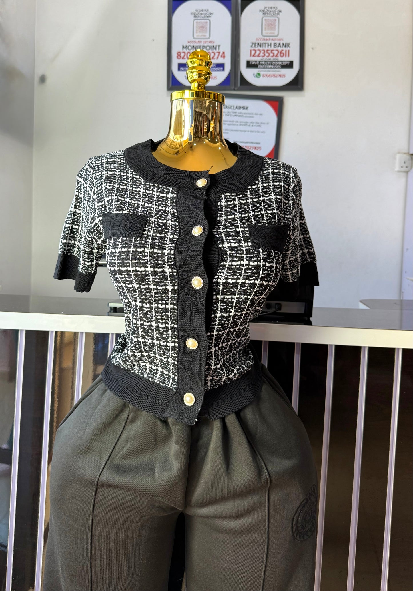 Knitted Button Top 2002