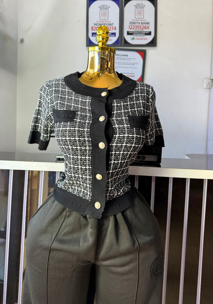 Knitted Button Top 2002