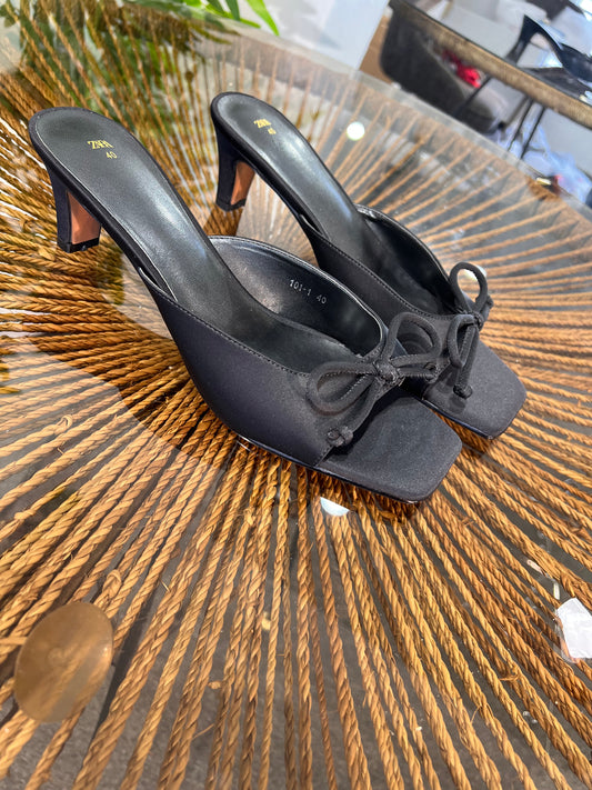 ZARA OPEN TOE HEEL