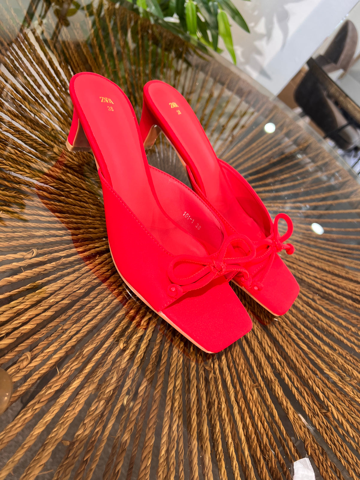 ZARA OPEN TOE HEEL