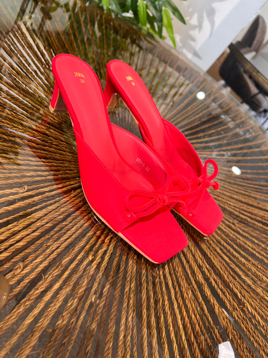ZARA OPEN TOE HEEL