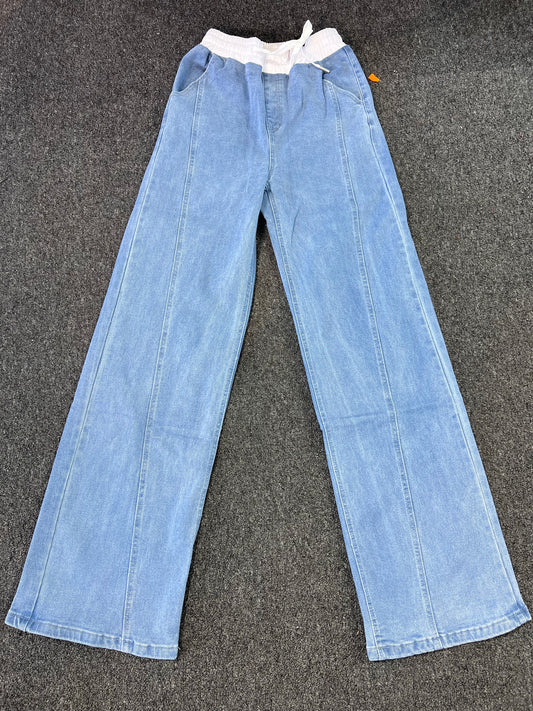 DRAWSTRING WAIST JEAN