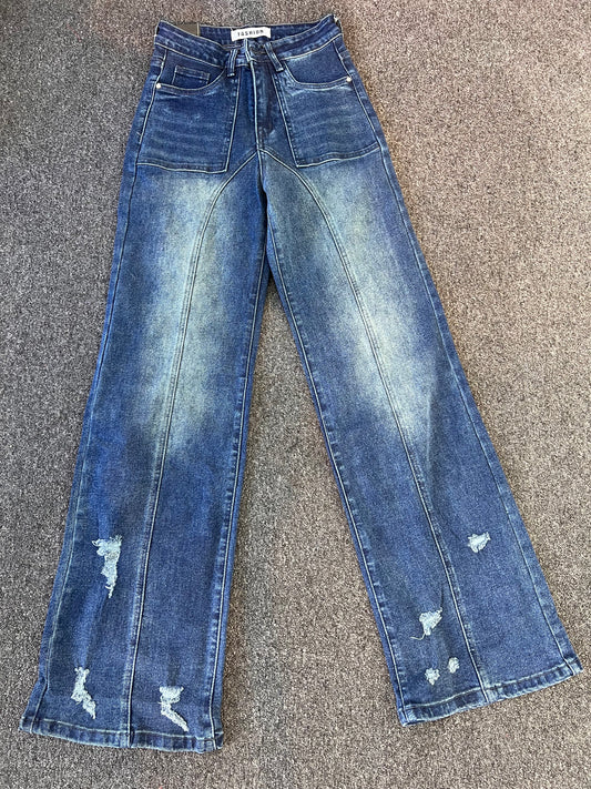 ULINED WIDE-LEG JEAN