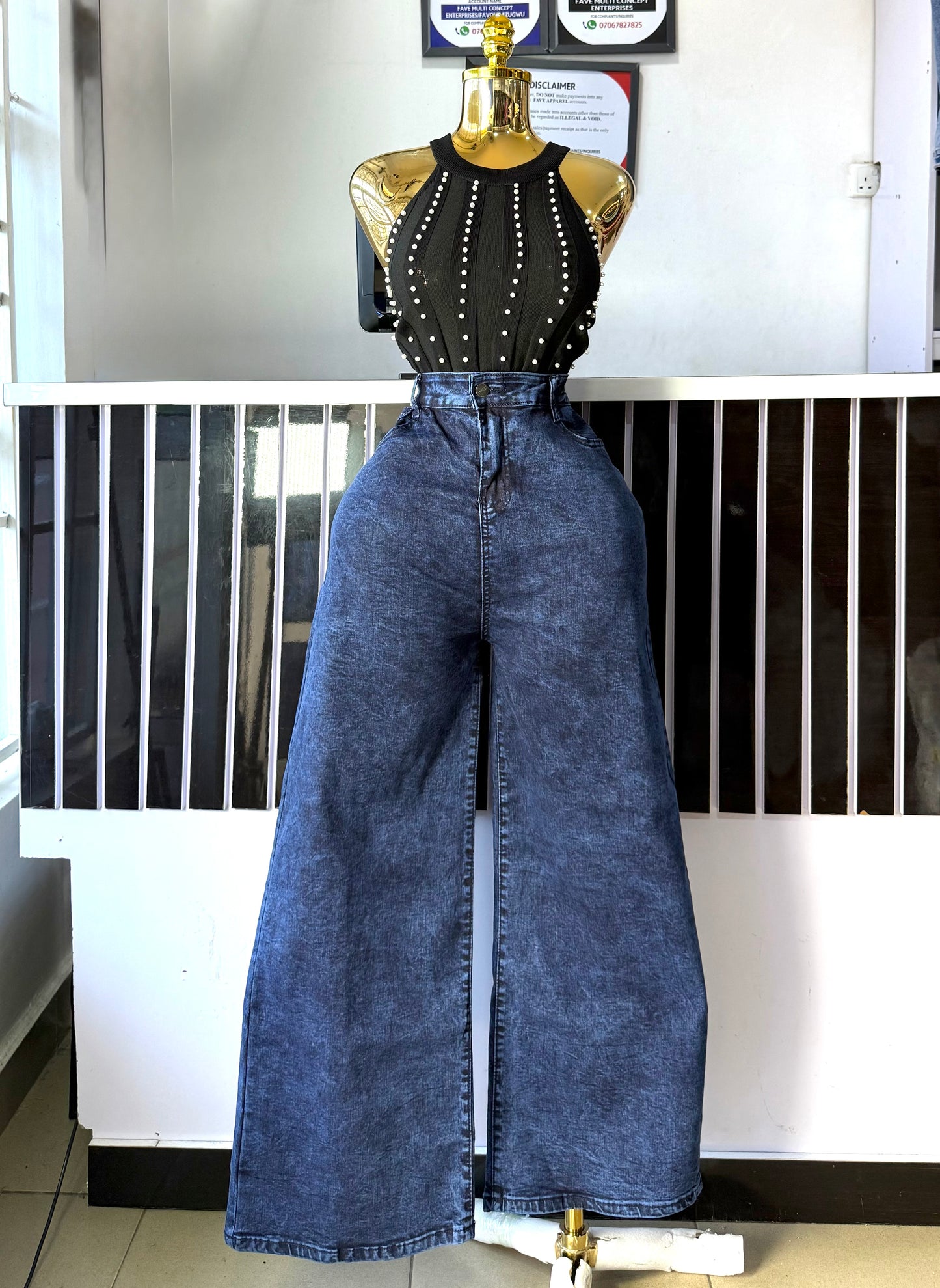 Wide Leg BF Jean-0891