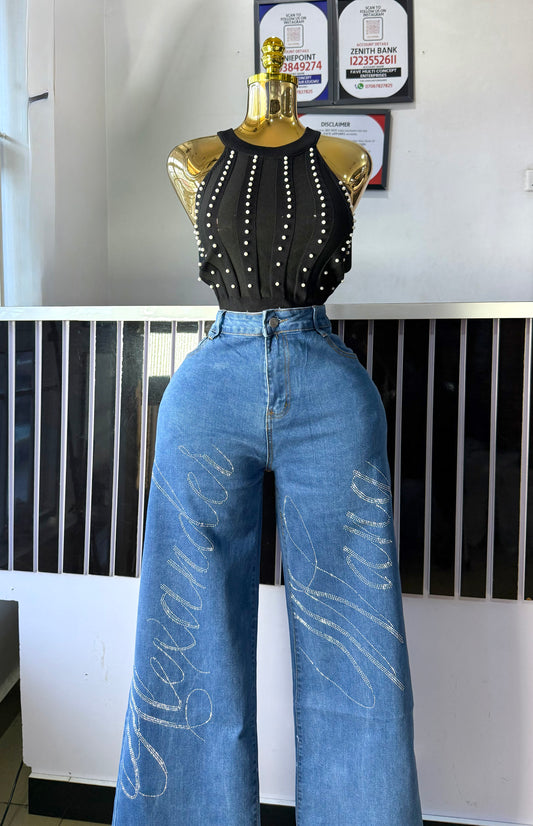 Wang stoned jean 3056