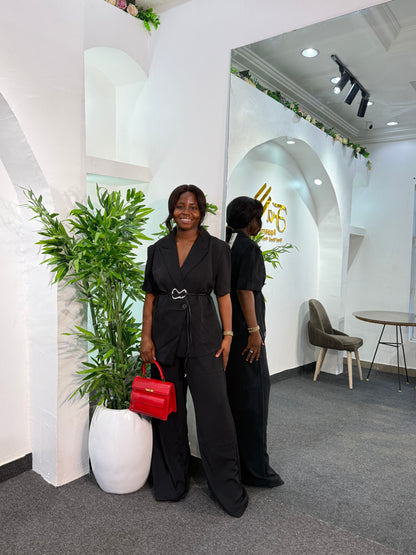 ROUCHED 2PIECE SET 0861