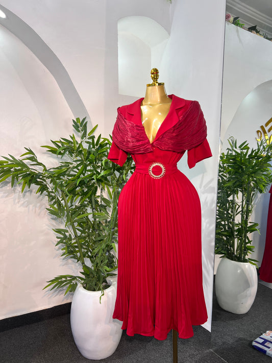 CANDY PLEATED DRESS
