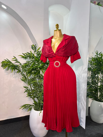 CANDY PLEATED DRESS