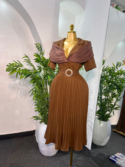 CANDY PLEATED DRESS