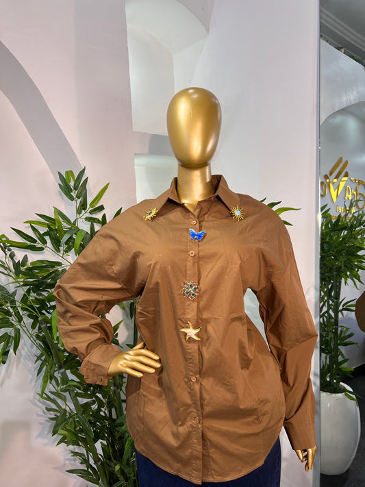 DELUXE BROOCH SHIRT
