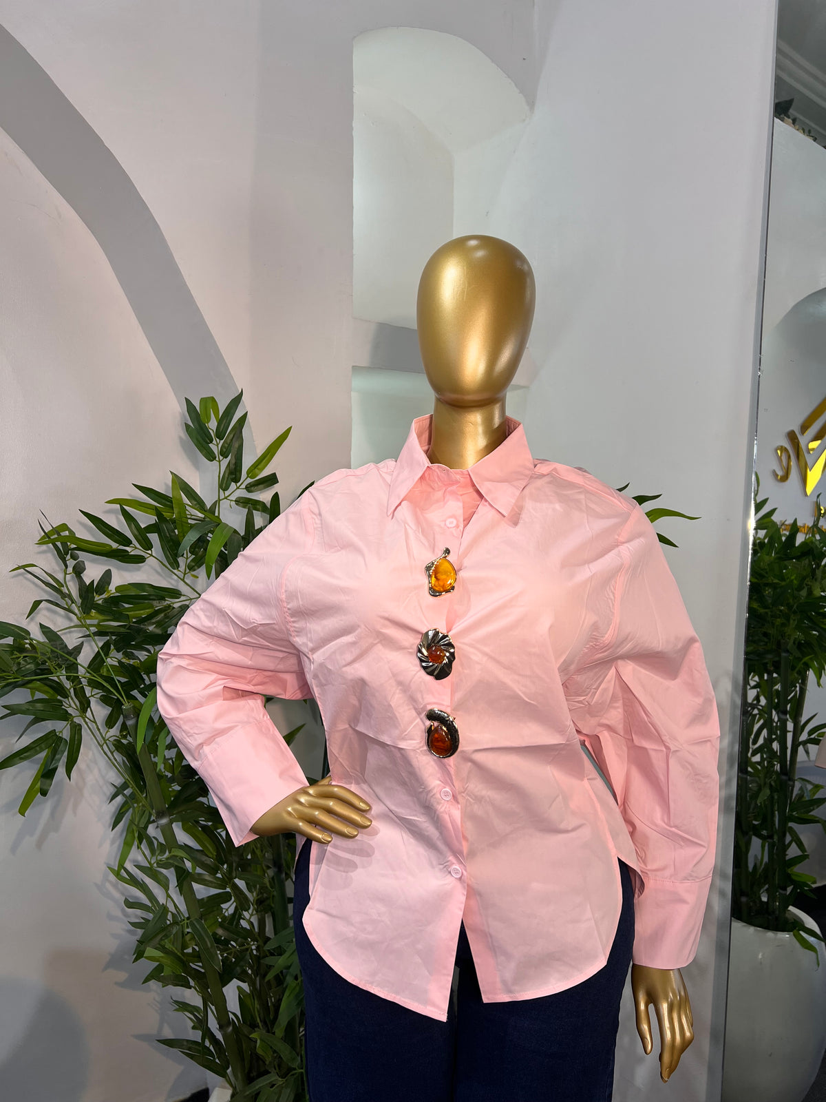 VINTAGE BROOCH SHIRT