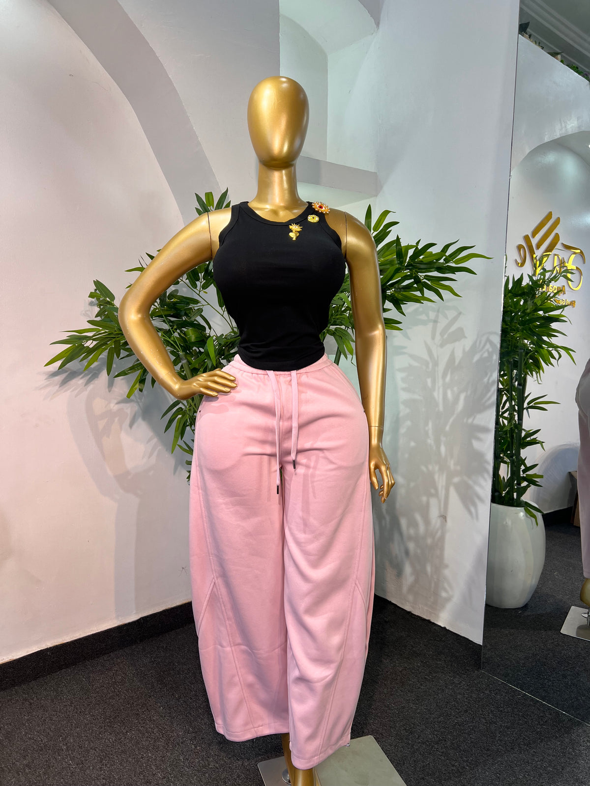 CASUAL WIDE LEG JOGGERS