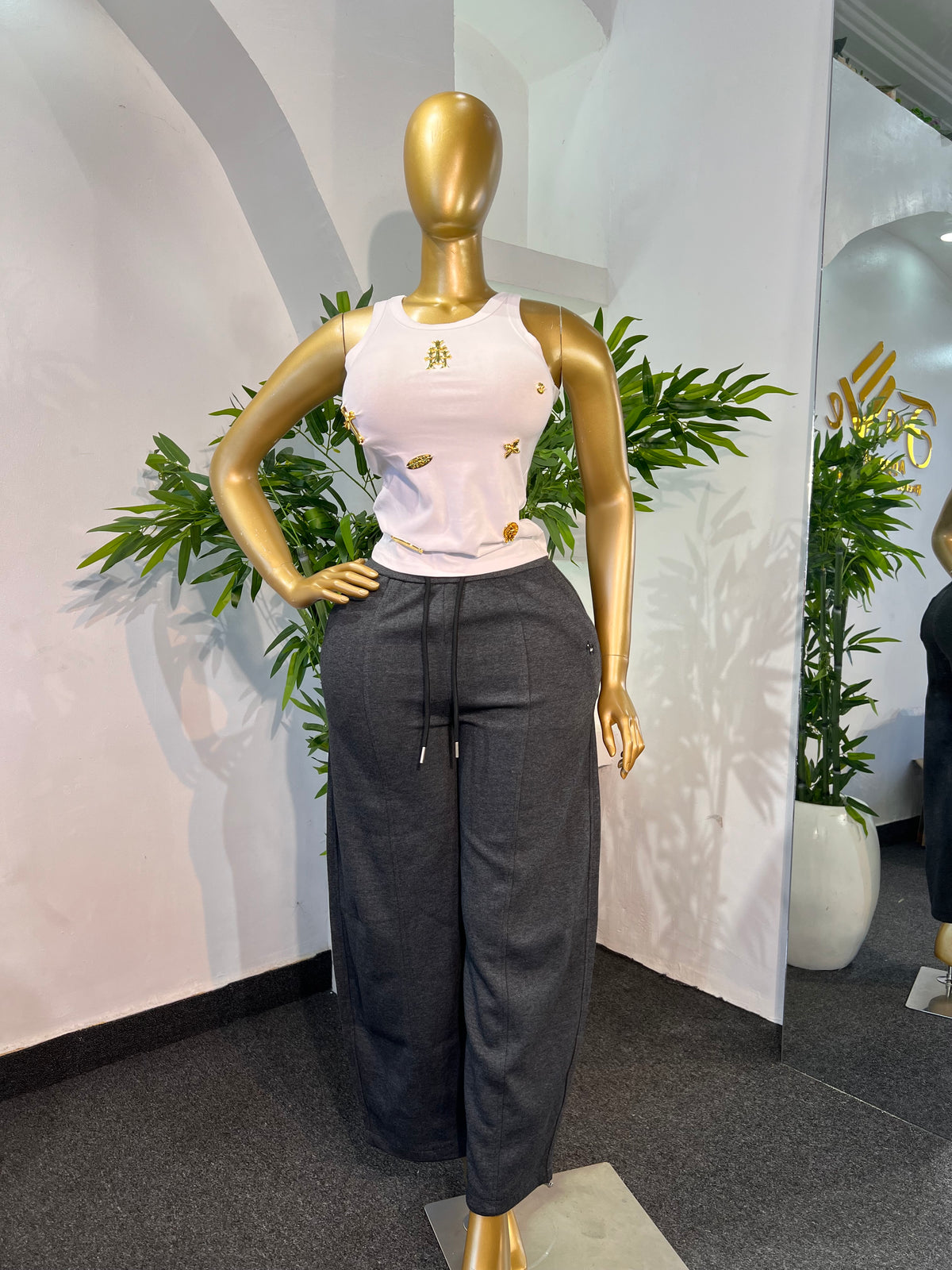 CASUAL WIDE LEG JOGGERS