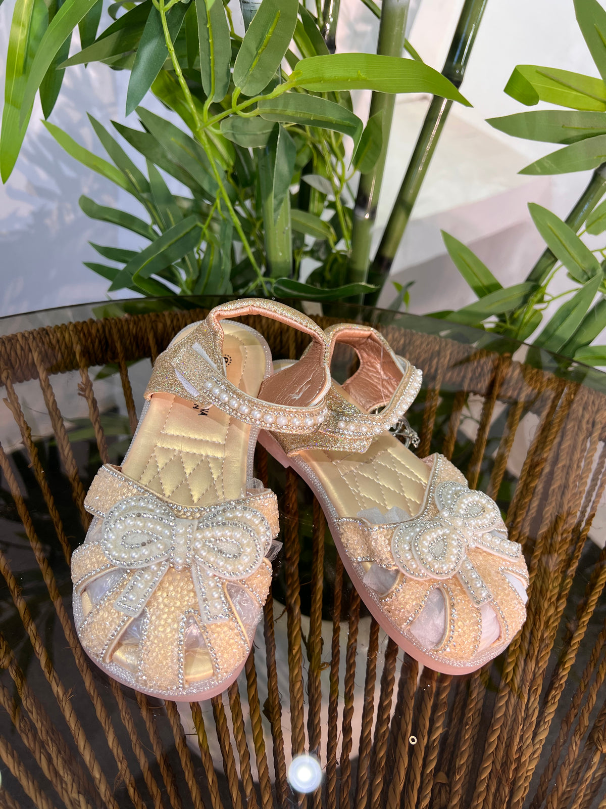 GIRLS GLITTER SANDALS