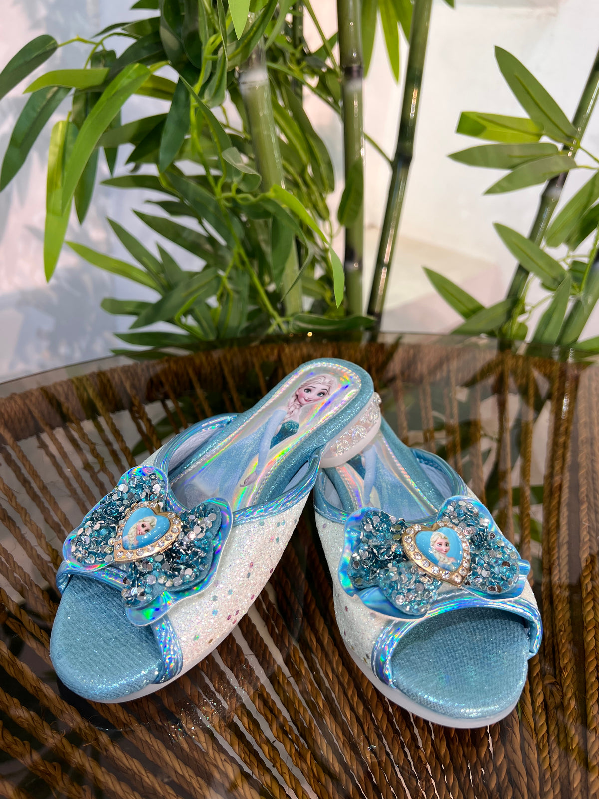 GIRLS GLITTER SLIPPERS