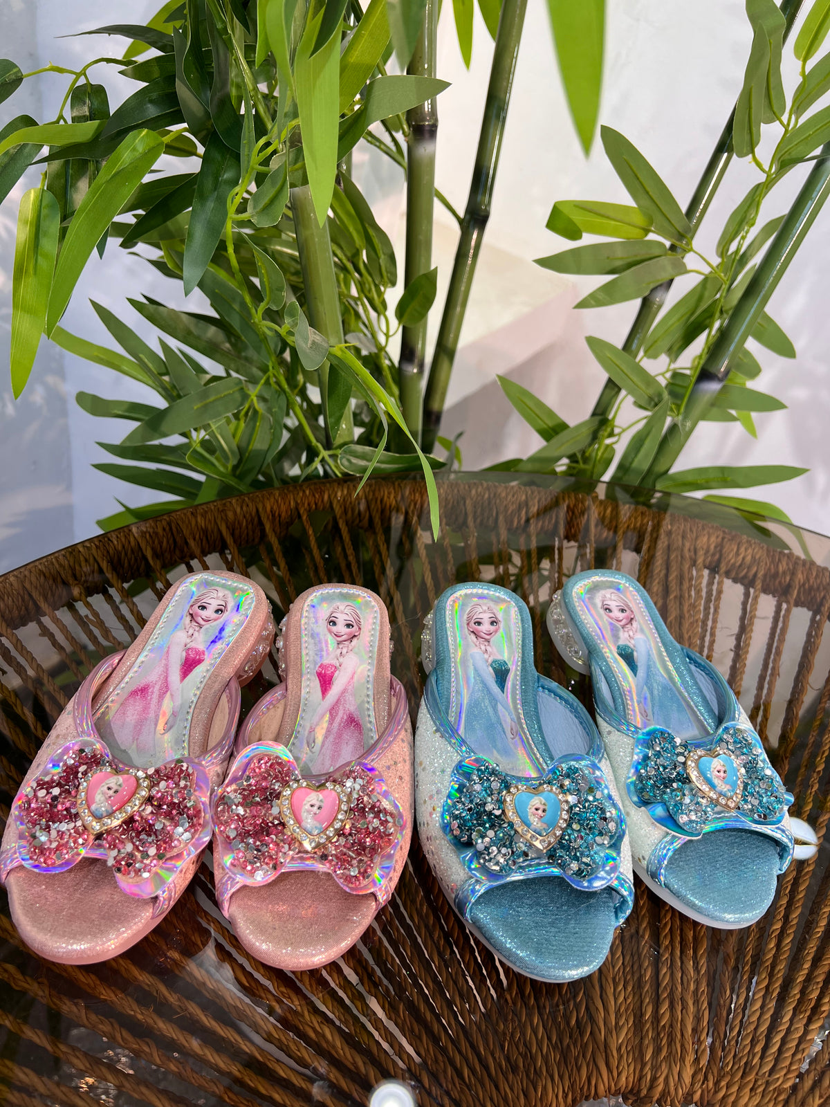 GIRLS GLITTER SLIPPERS