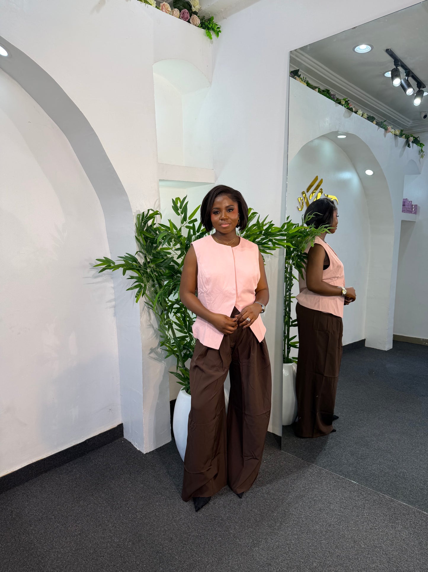 HIGHWAIST WIDE-LEG PANTS