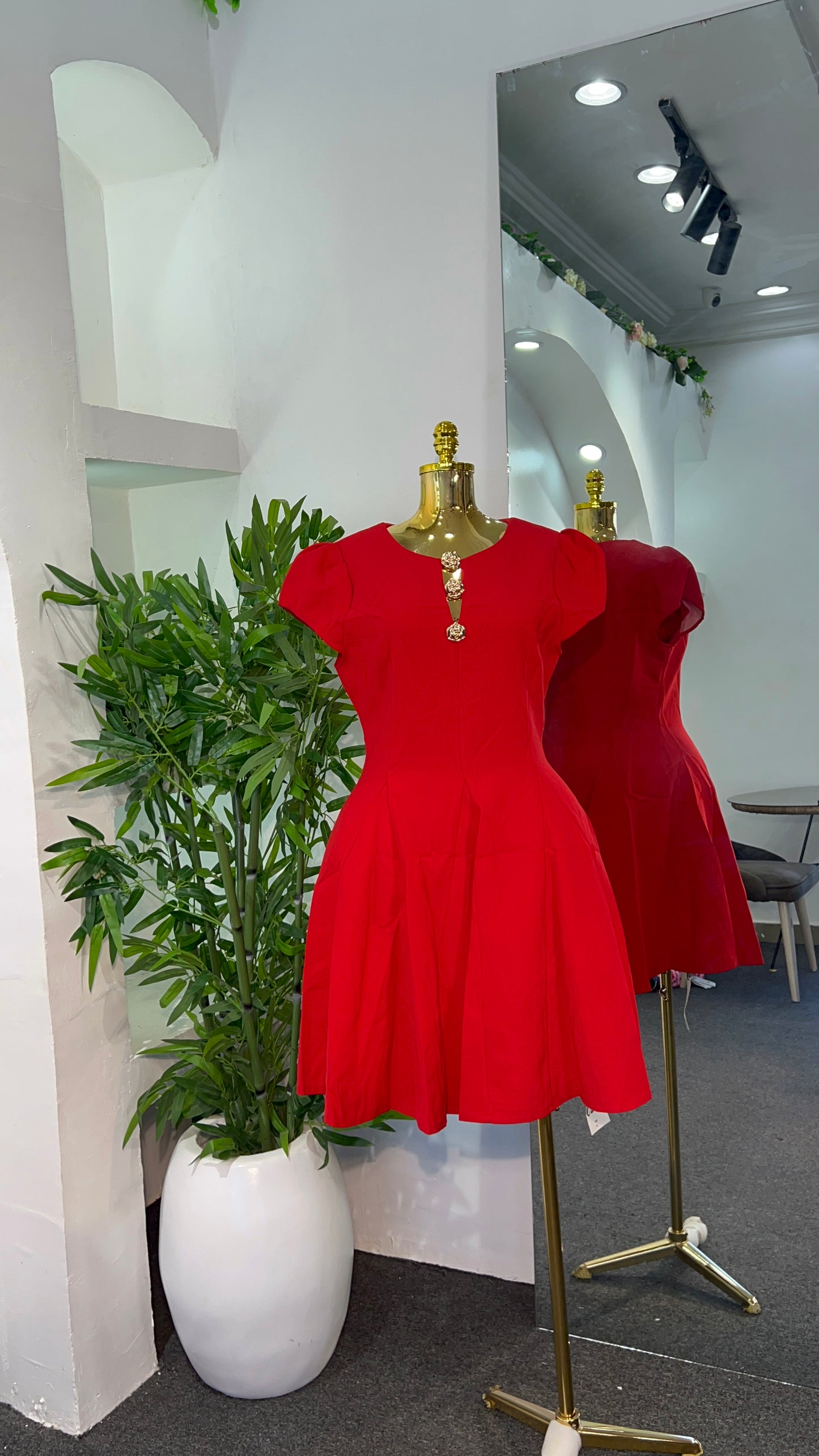 Cand 3 Tiny Button Dress