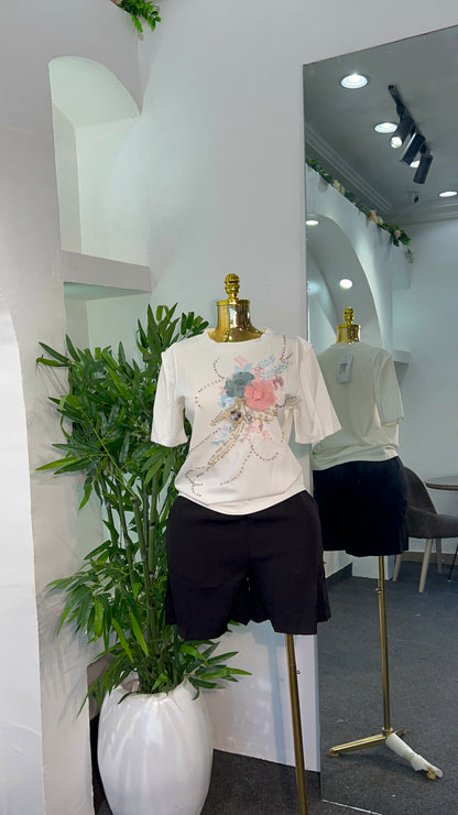 BTS Floral Top