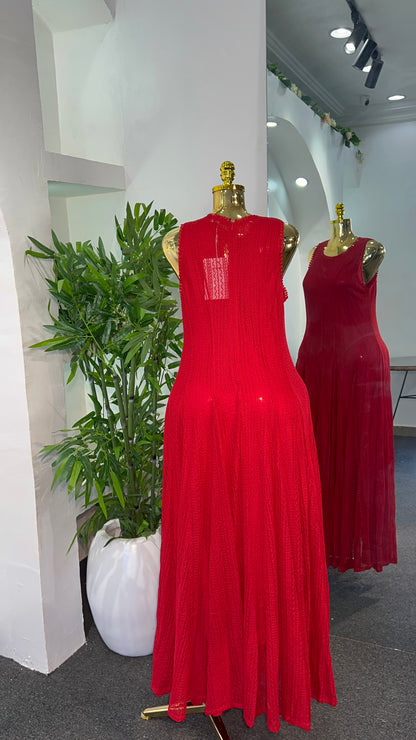 Elegant Lace Long Dress