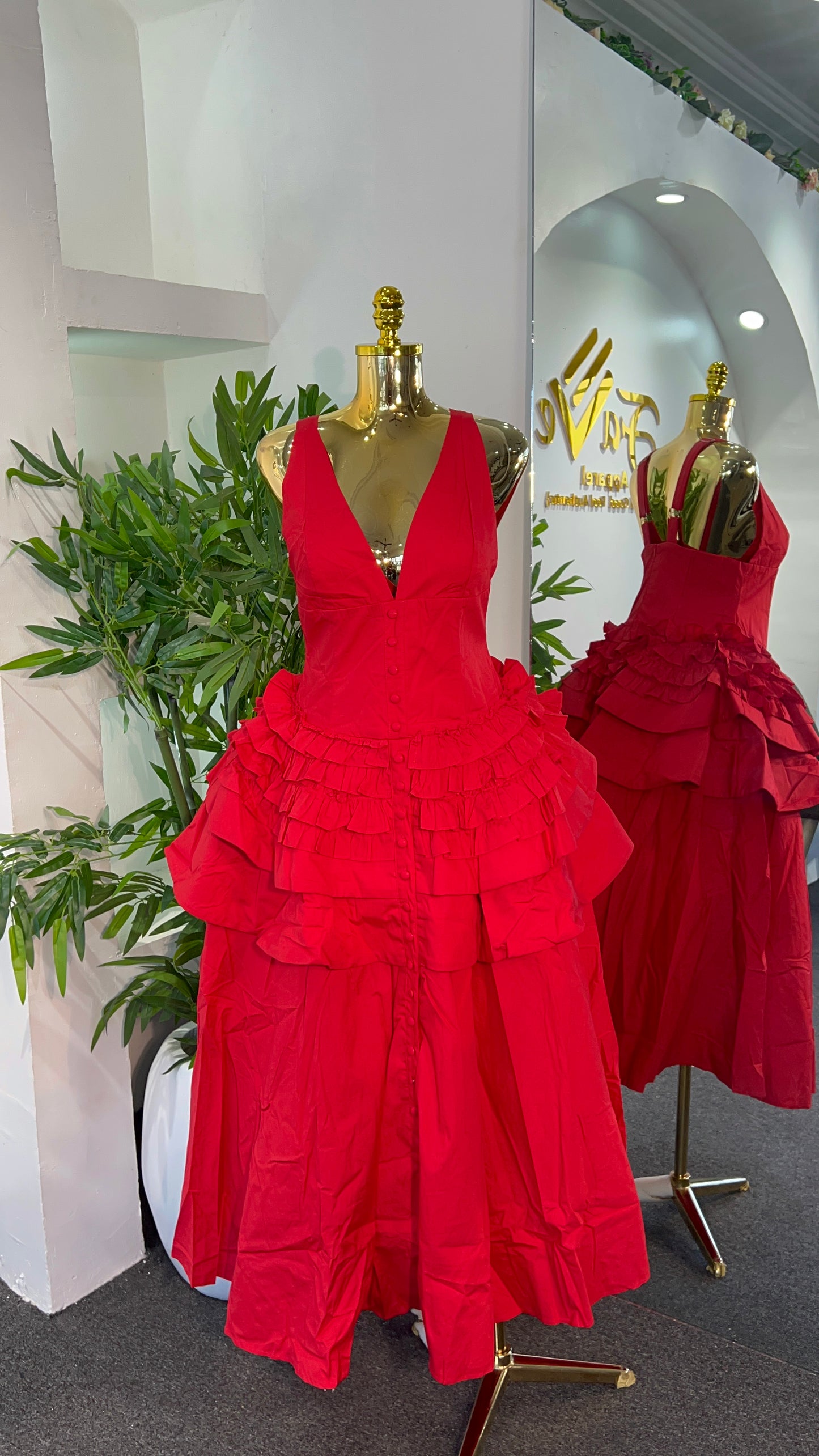 Royal Ruffle Dress 6633
