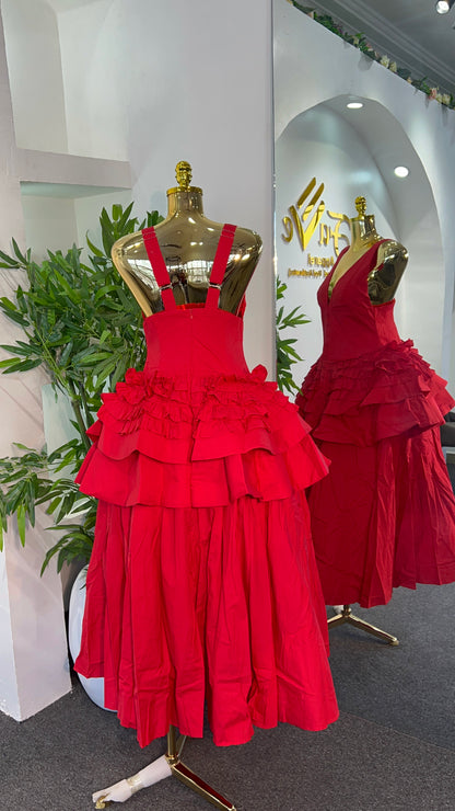 Royal Ruffle Dress 6633