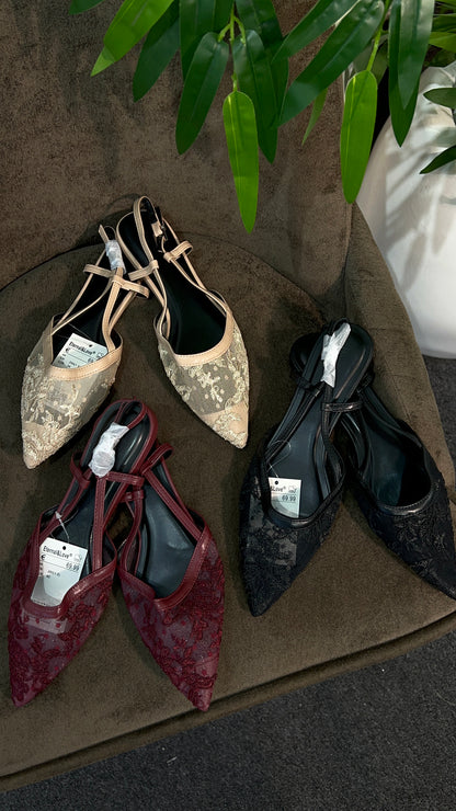 E & L Slingback Flat
