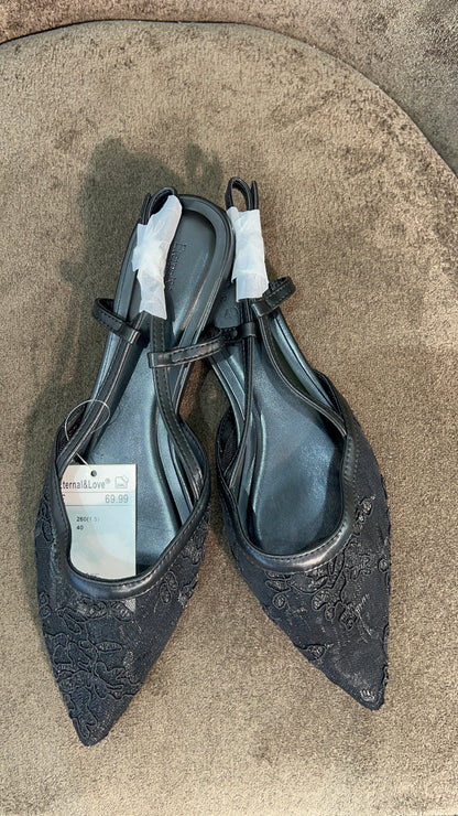E & L Slingback Flat